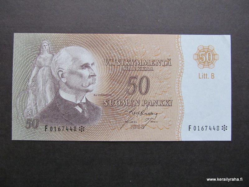 50 Markkaa 1963  TÄHTI no F0167448* - Askon Keräilyraha