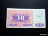 Bosnia-Hertsegovina 10 dinara 1992 Kuvan seteli (tai vastaava)