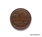 Alankomaat 1 cent 1939 Kuvan kolikko