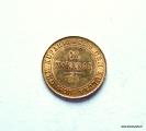 10 Markkaa 1881 Kuvan kultaraha (lievsti taipunut)