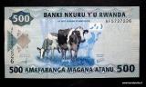 Ruanda 500 Francs 2013 kl.8-9 Taittamaton kerilyseteli 3,80€