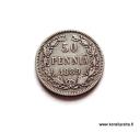 50 Penni 1889 Kuvan kolikko