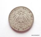 Saksa Bayern 3 Mark 1911 D, 20,00 EUR