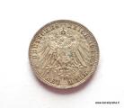 Saksa Bayern 3 Mark 1911 D, 18,00 EUR