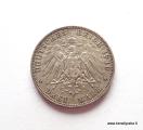 Saksa Bayern 3 Mark 1910 D, 19,00 EUR