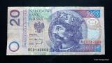 Puola 20 Zloty 1994, 3,80 EUR