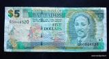 Barbados 5 Dollars 2007, 1,98 EUR