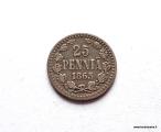 25 Penni 1865 SNY 265.1.1, 42,80 EUR